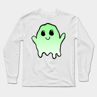 ghosty dude - green Long Sleeve T-Shirt